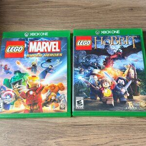 Xbox One Lego Marvel Super heros and Lego The Hobbit